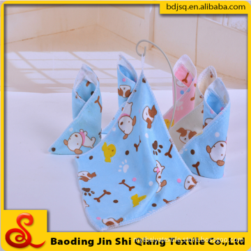 china wholesale print dog pattern microfiber baby saliva towel